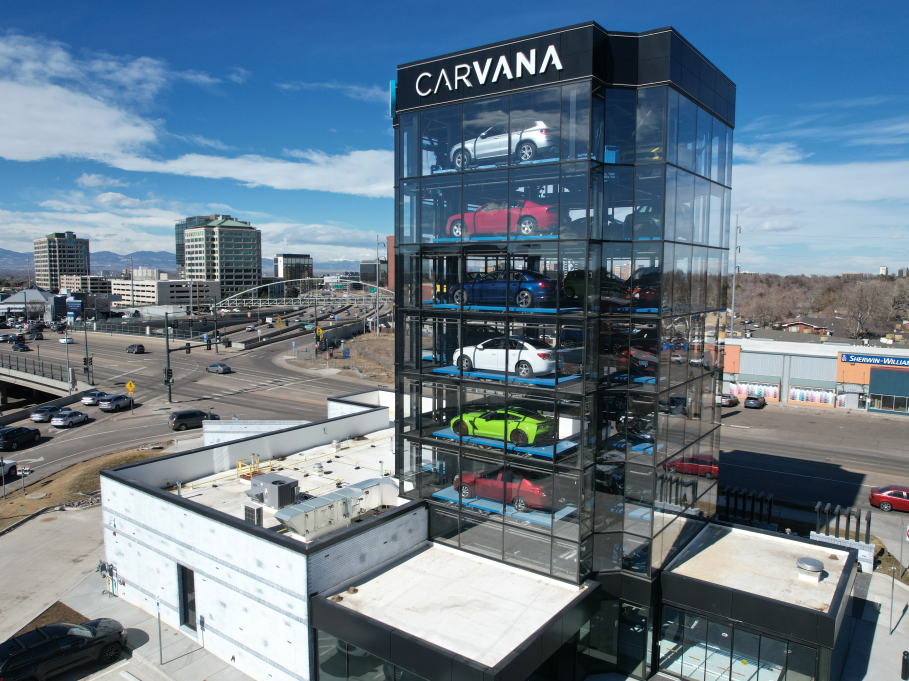 carvana, akcie carvana, spoločnosť s ojazdenými automobilmi